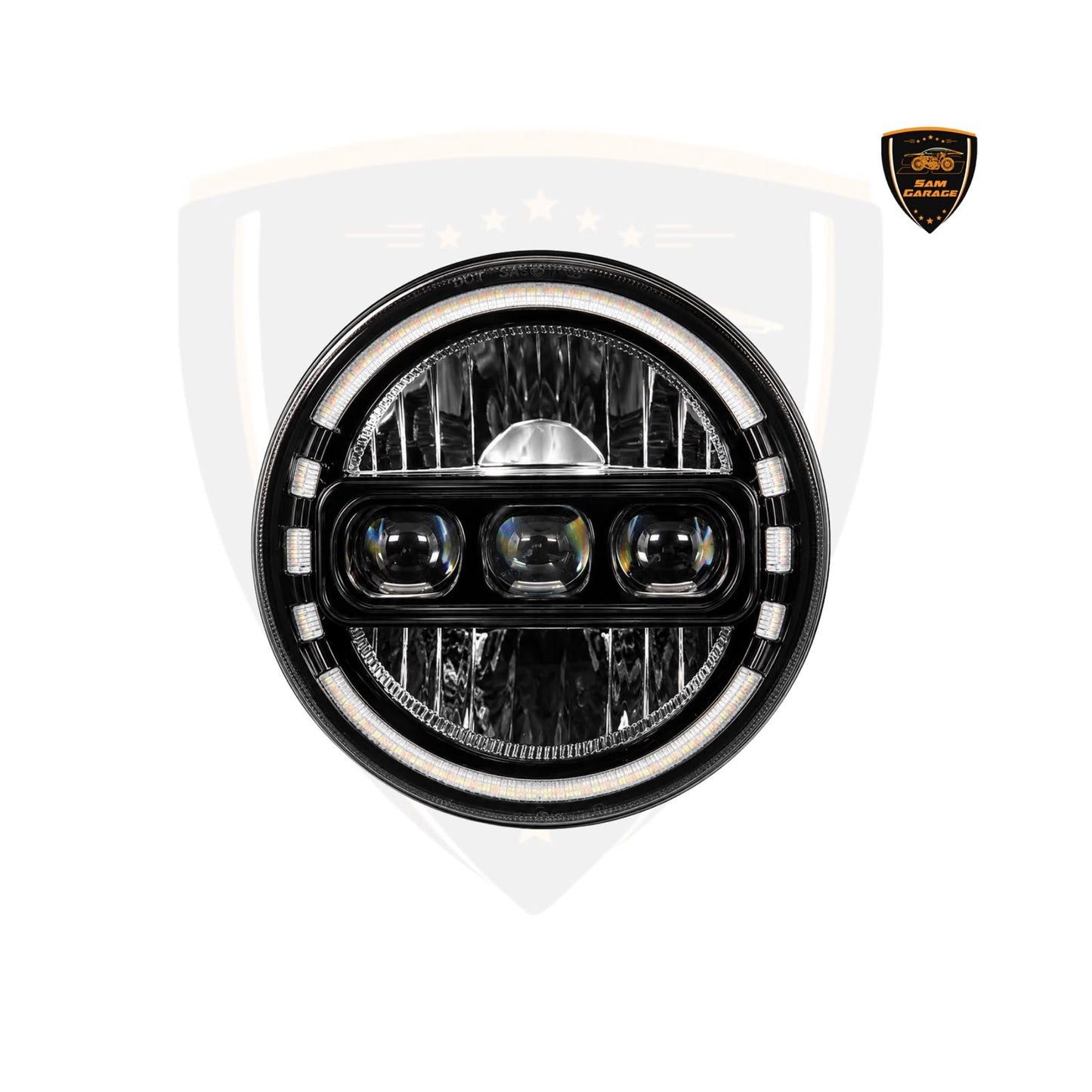 iu HJG Dragon C 235 ( 7-Inch ) Universal LED Projector Headlight