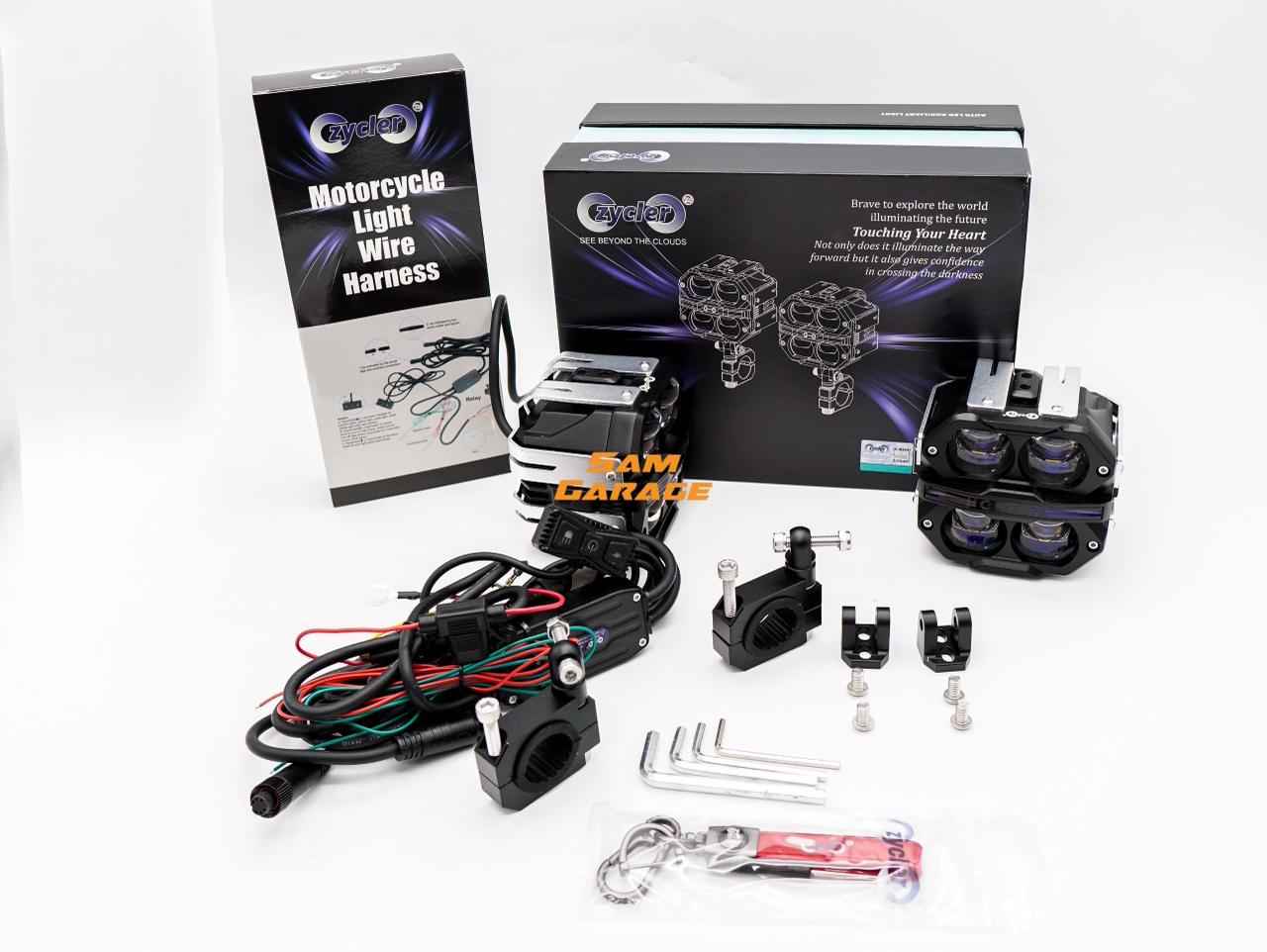 Zycler HP 119 – 190W Dual-Color Laser Auxiliary Light | Complete Kit (2 Years Guarantee)&nbsp;