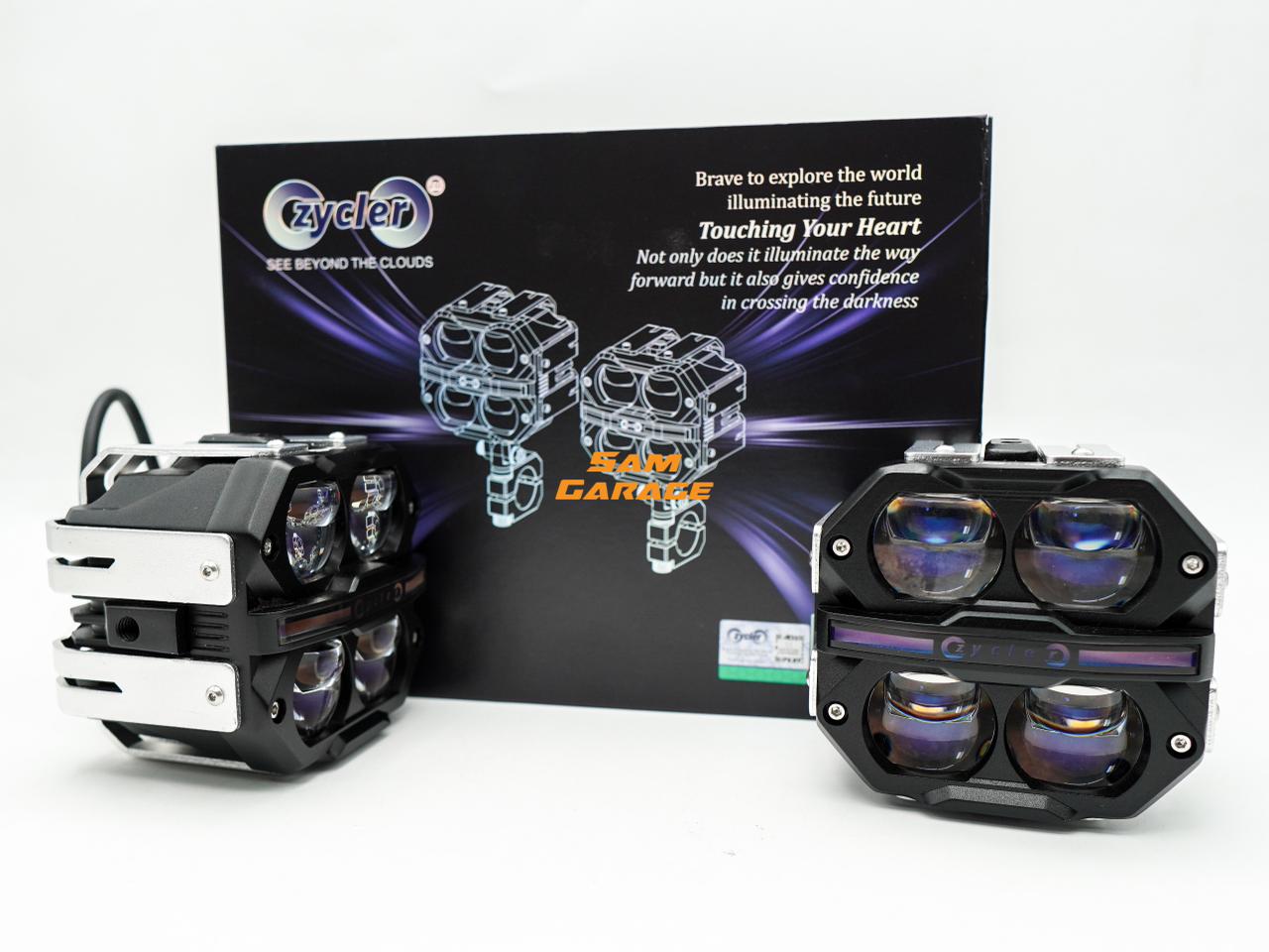 Zycler HP 119 – 190W Dual-Color Laser Auxiliary Light | Complete Kit (2 Years Guarantee)&nbsp;