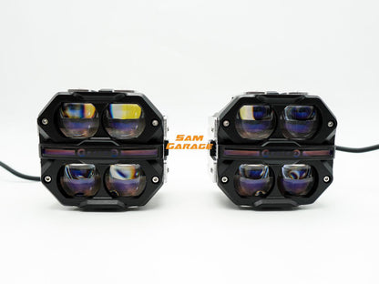 Zycler HP 119 – 190W Dual-Color Laser Auxiliary Light | Complete Kit (2 Years Guarantee)&nbsp;