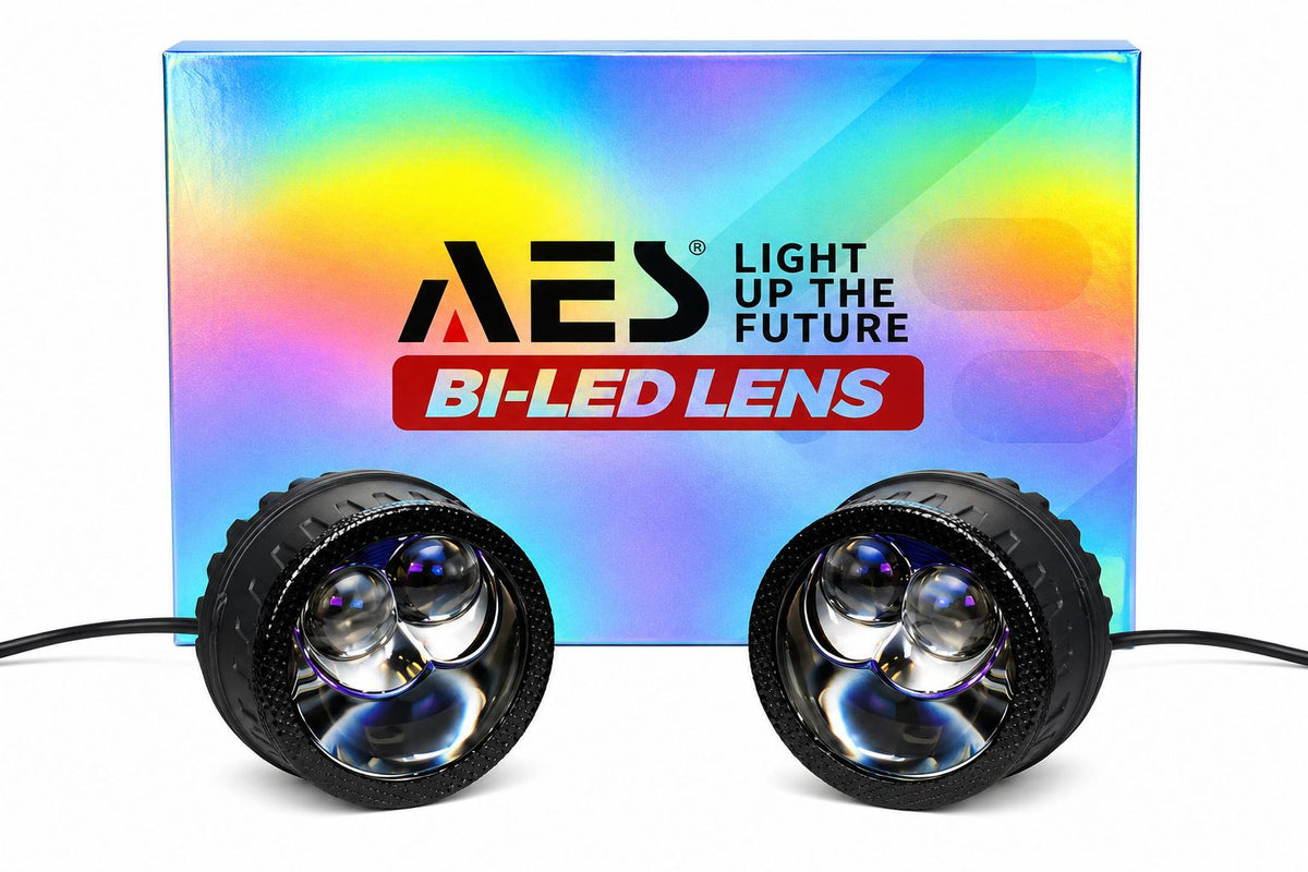 AES Double Laser Bi-LED Fog Lens Projector (2 Inch) – Upgraded Version