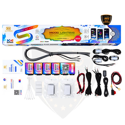 CARDI K4 (10 piece) RGB Ambient Lighting Kit&nbsp;