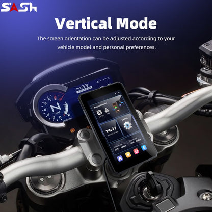 ASH S3 Quick Detachable Smart Riding Display with Carplay and Android Auto