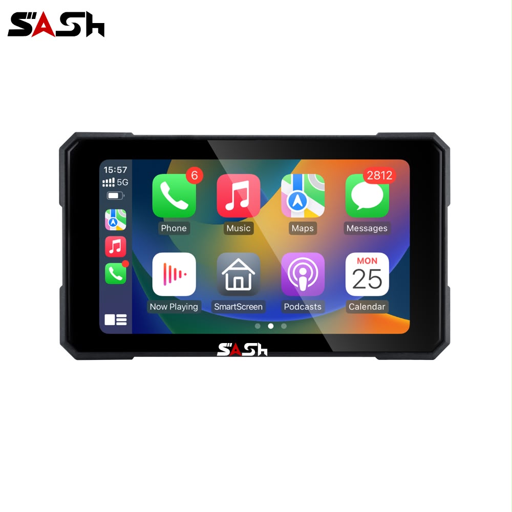 ASH S3 Quick Detachable Smart Riding Display with Carplay and Android Auto