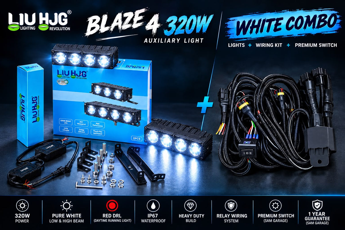 Liu hjg Blaze 4 white combo 320W