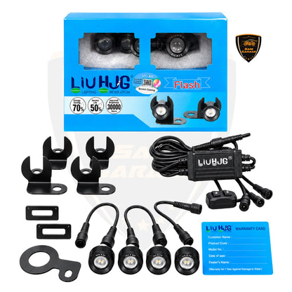 LiuHJG Strobe 4 (Lights for Rear Strobe Safety &amp; Visibility Kit)