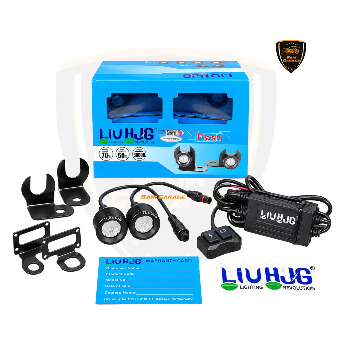 LiuHJG Strobe 2 Red Colour (Lights for Rear Strobe Safety &amp; Visibility Kit)