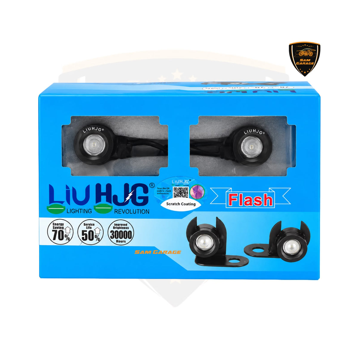 LiuHJG Strobe 2 Red Colour (Lights for Rear Strobe Safety &amp; Visibility Kit)
