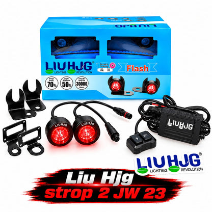 LiuHJG Strobe 2 Red Colour (Lights for Rear Strobe Safety &amp; Visibility Kit)