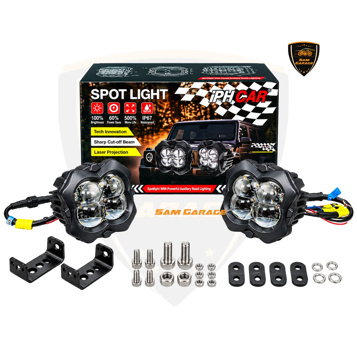 IPH U3 Heavy-Duty Auxiliary Light