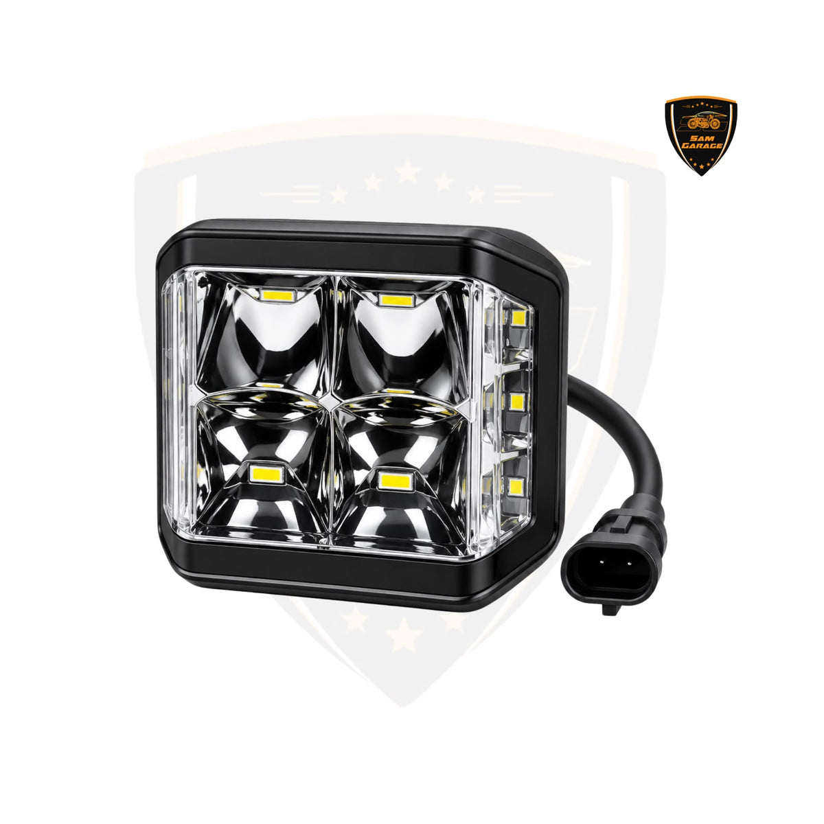 LIU HJG AUX 10 – 40W Auxiliary LED Light | 6000K Cool White