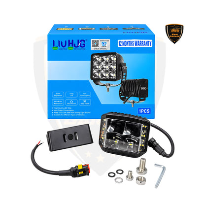 LIU HJG AUX 10 – 40W Auxiliary LED Light | 6000K Cool White