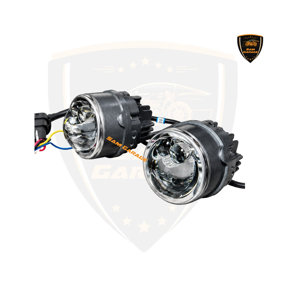 IPH Car M 5172 – 2-Inch Tri-Color Bi-LED Fog Light Projector