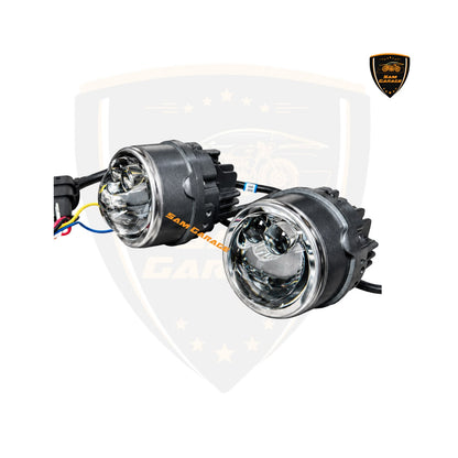 IPH Car M 5172 – 2-Inch Tri-Color Bi-LED Fog Light Projector