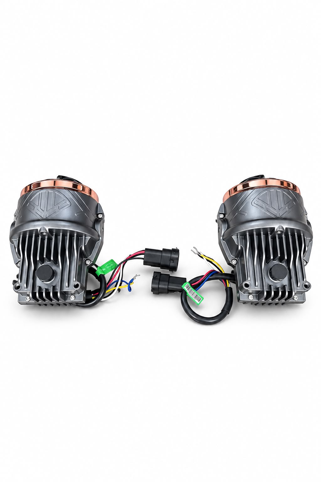 IPH M 6282 3-Inch Tri-Color Bi-LED Projector Fog Lamps