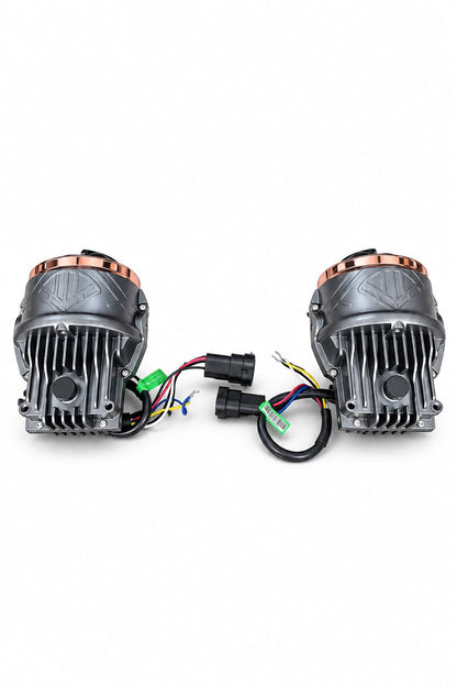 IPH M 6282 3-Inch Tri-Color Bi-LED Projector Fog Lamps