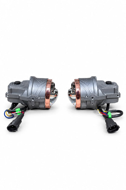 IPH M 6282 3-Inch Tri-Color Bi-LED Projector Fog Lamps