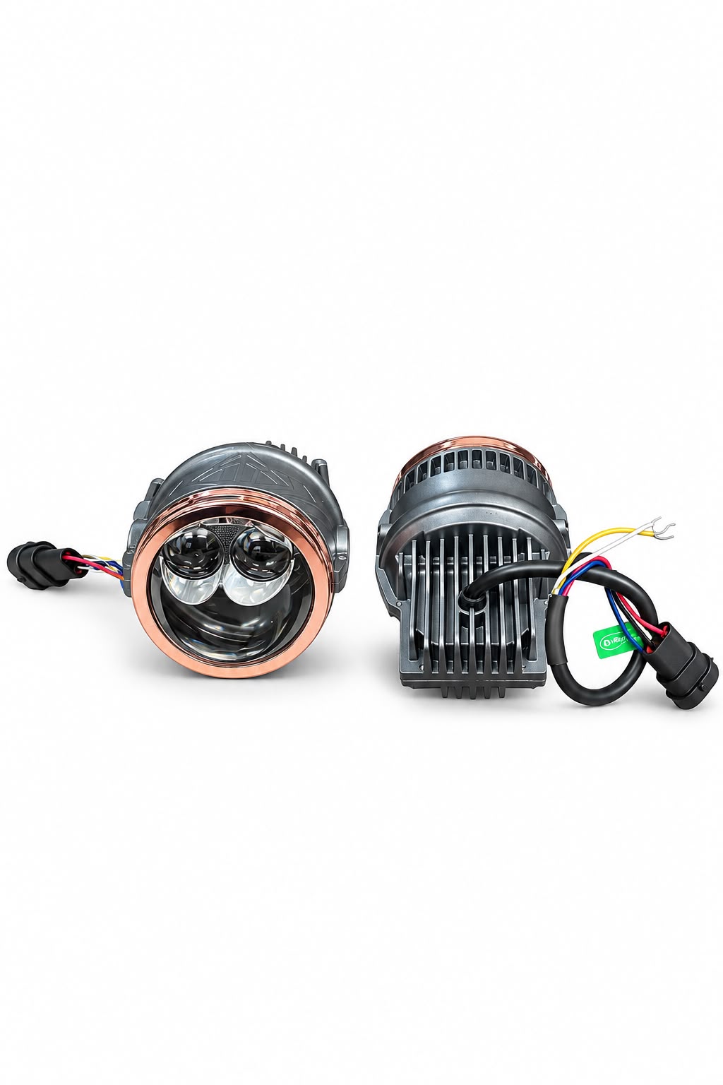 IPH M 6282 3-Inch Tri-Color Bi-LED Projector Fog Lamps