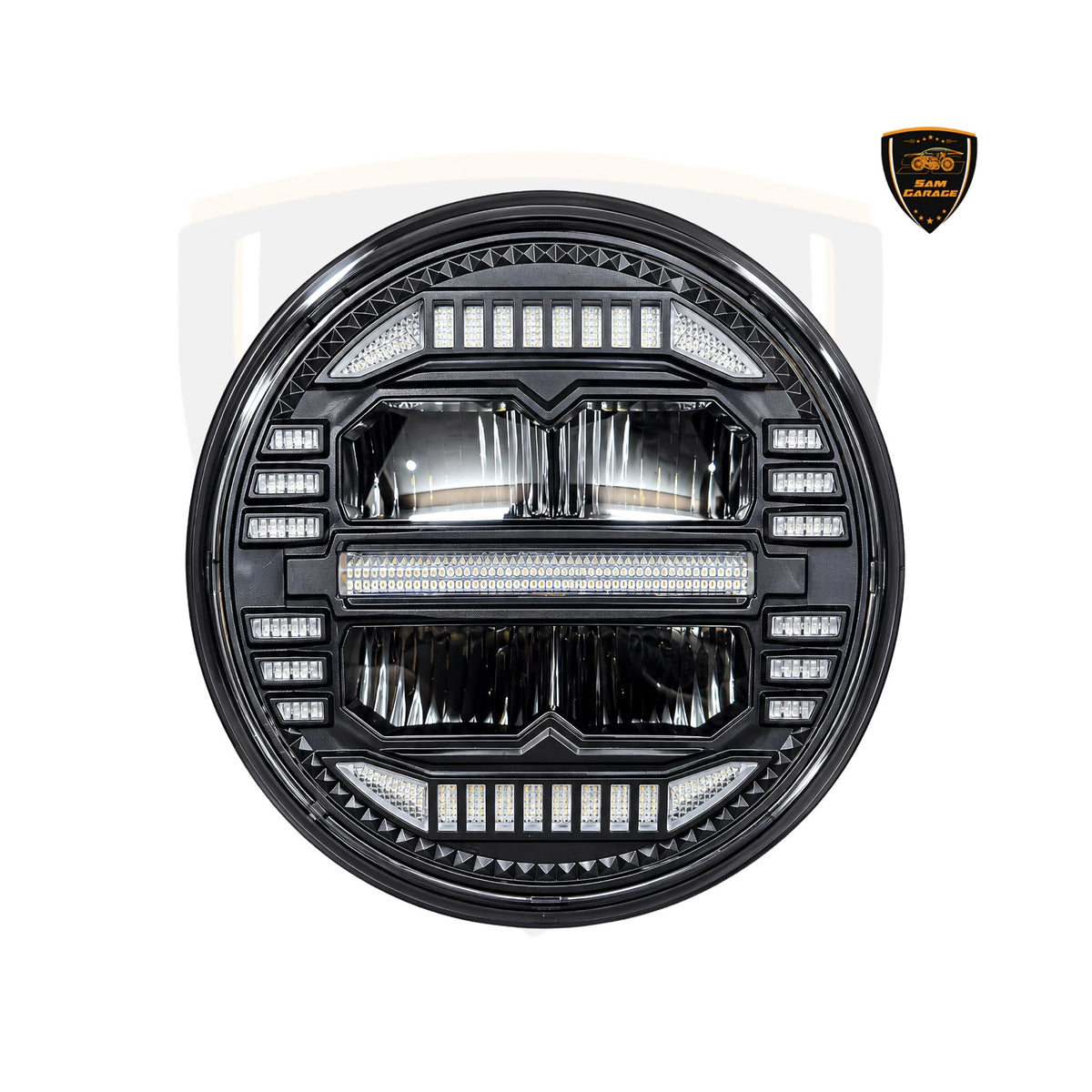 LIU HJG C 198 (7-Inch) LED Headlight – Advanced Projector Lighting