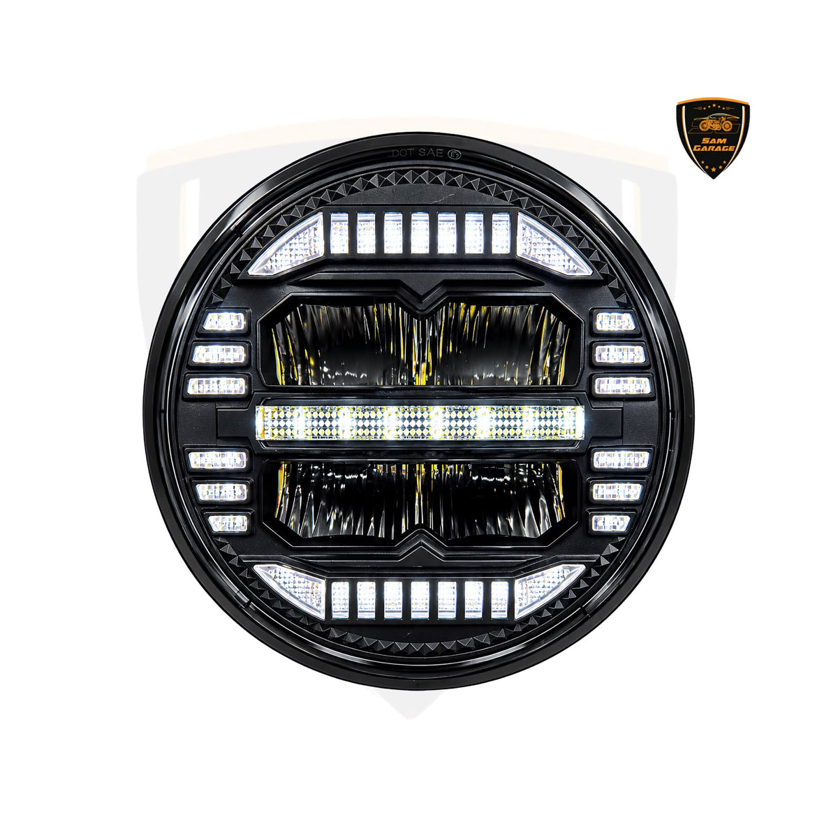 LIU HJG C 198 (7-Inch) LED Headlight – Advanced Projector Lighting
