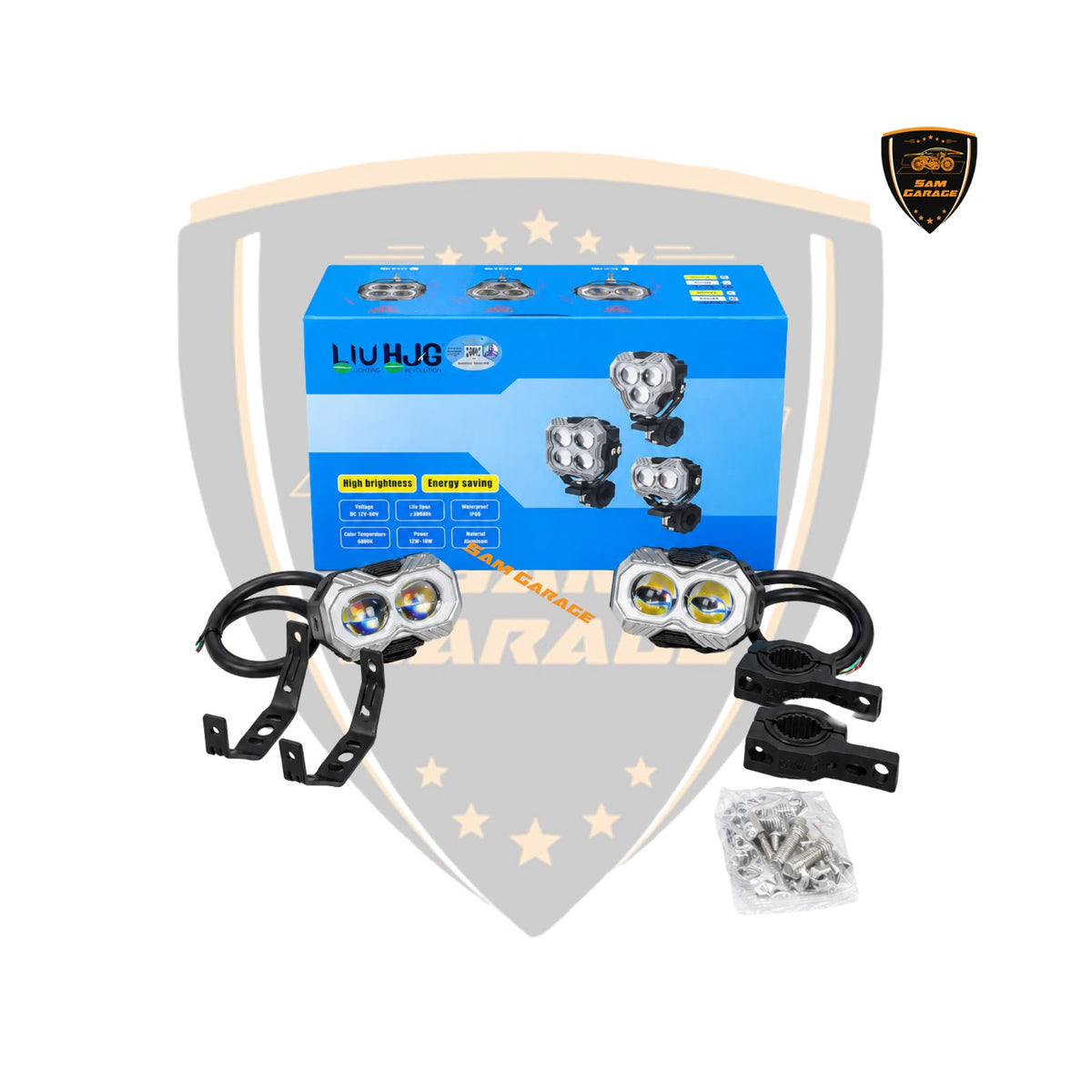 LIU HJG S 130 – RGB 2 LED Auxiliary Lights 60W
