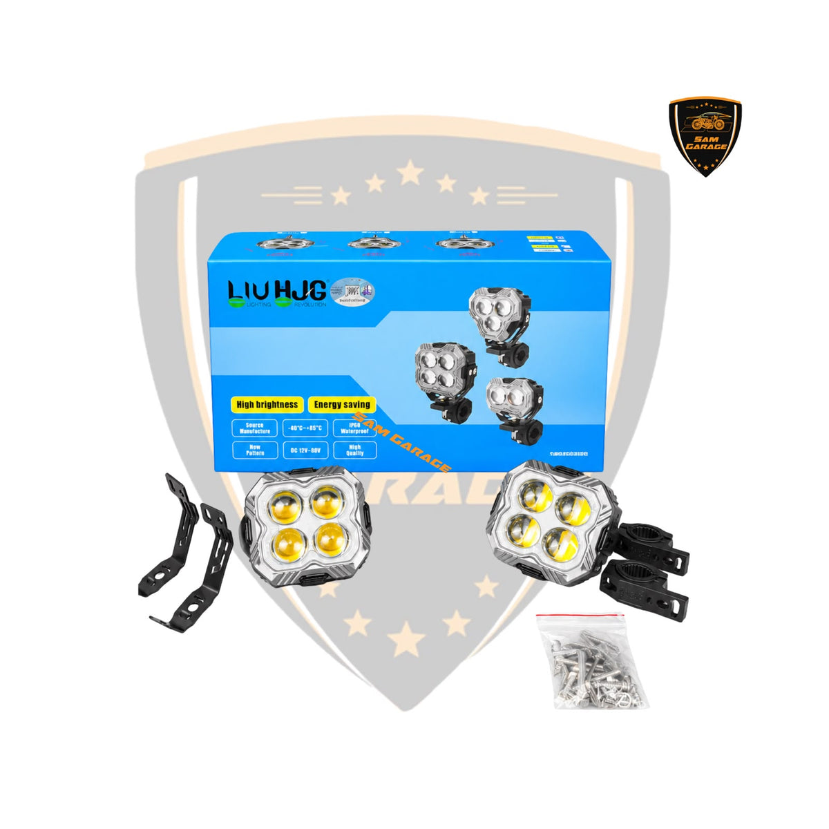 LIU HJG S 133 – RGB 4 LED Auxiliary Lights 120W