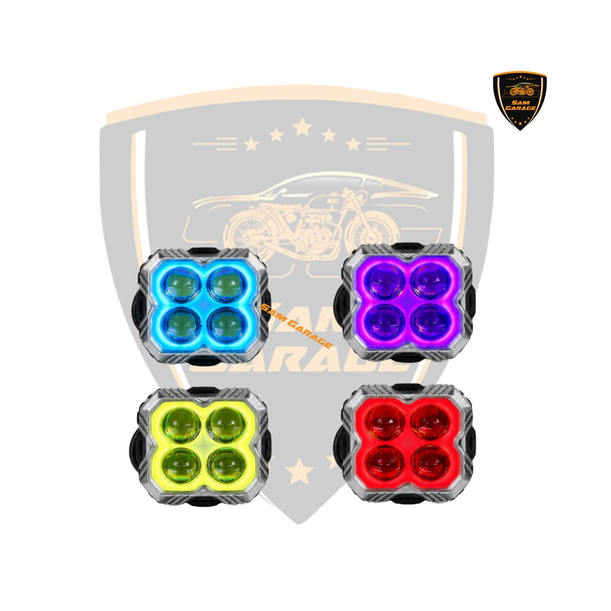 LIU HJG S 133 – RGB 4 LED Auxiliary Lights 120W