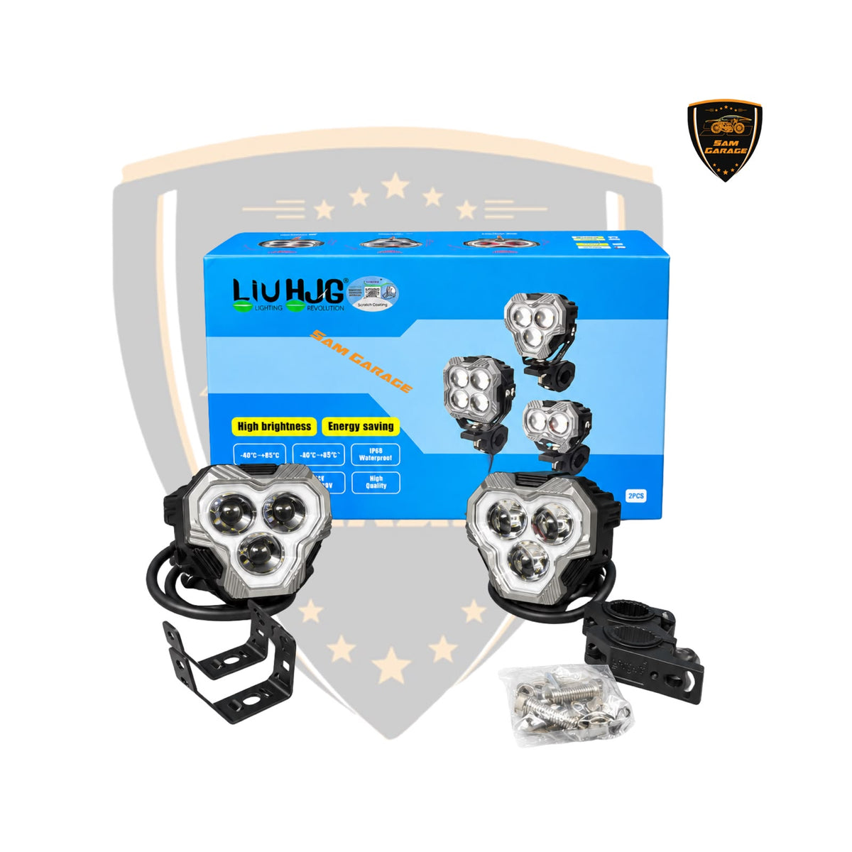 LIU HJG S 132 – RGB 3 LED Auxiliary Lights 120W