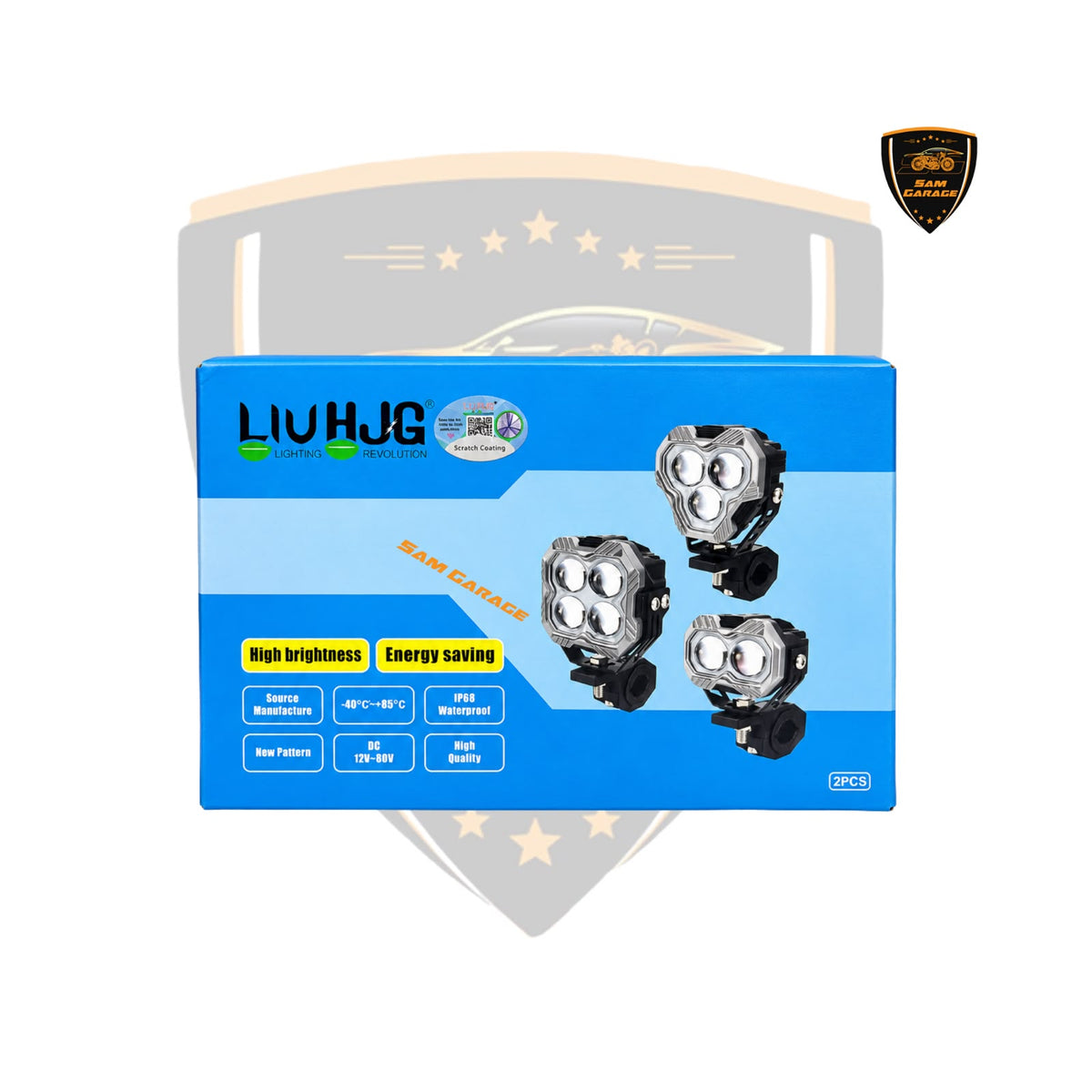 LIU HJG S 132 – RGB 3 LED Auxiliary Lights 120W